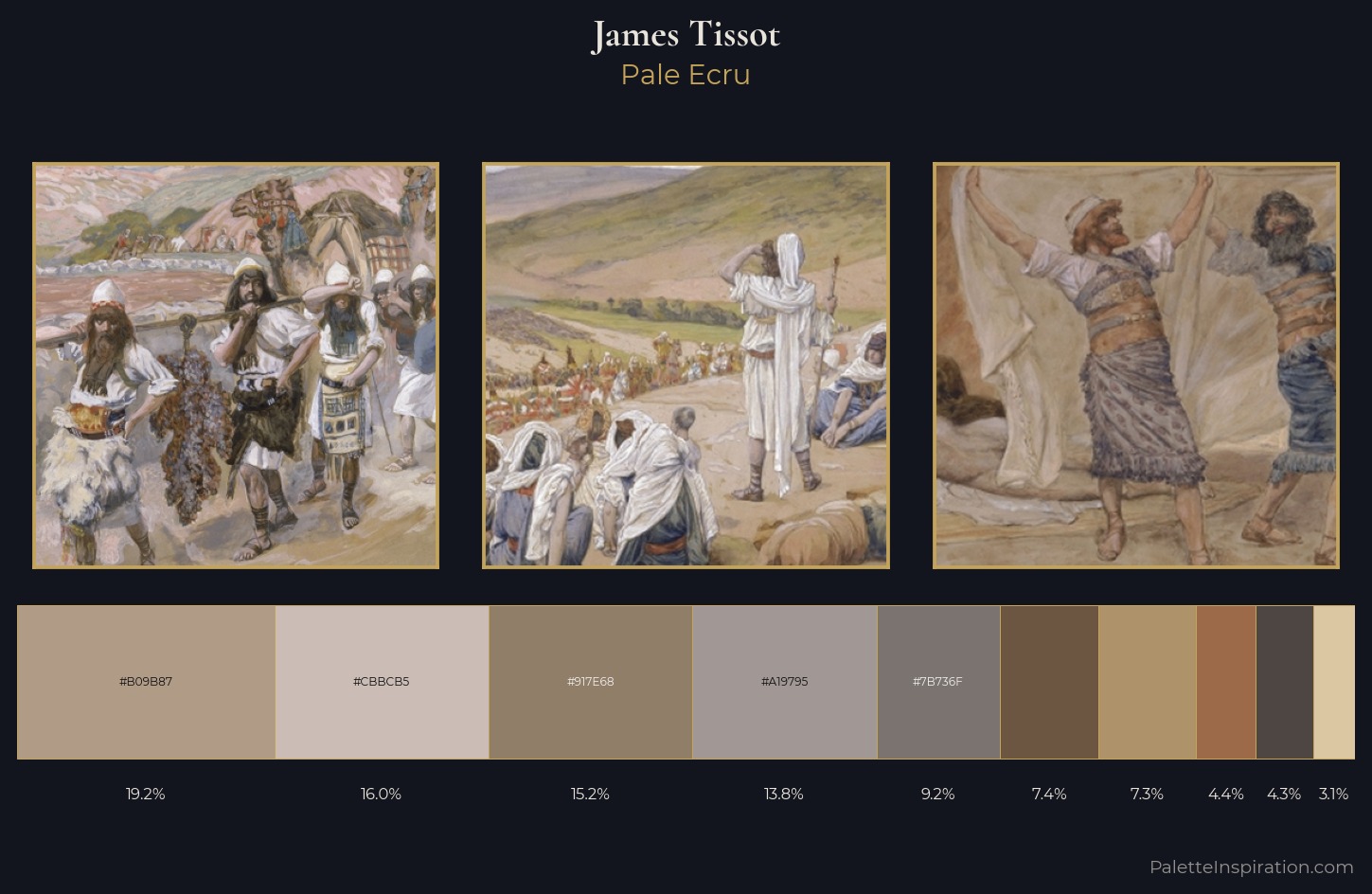 James Tissot Palette 3 — Pale Ecru