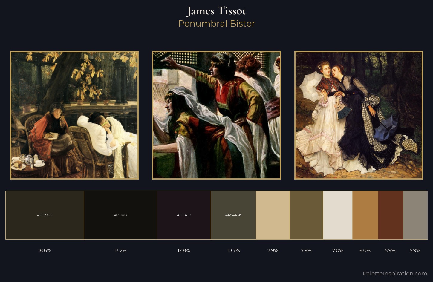 James Tissot Palette 17 — Penumbral Bister