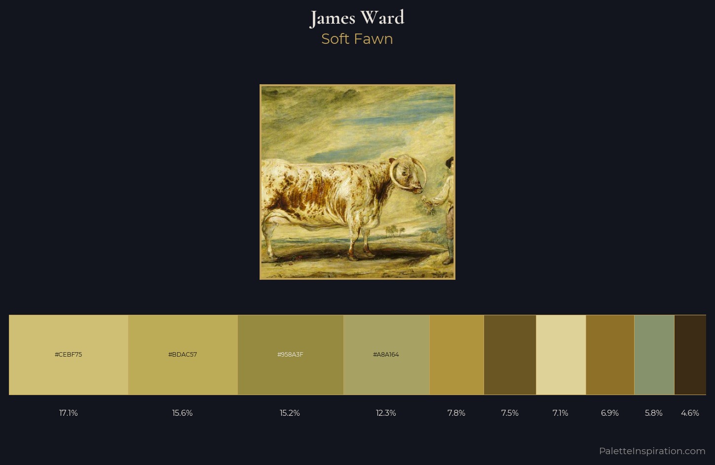 James Ward Palette 1 — Soft Fawn