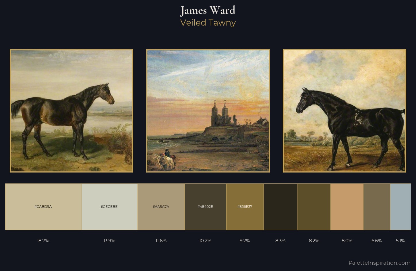 James Ward Palette 2 — Veiled Tawny