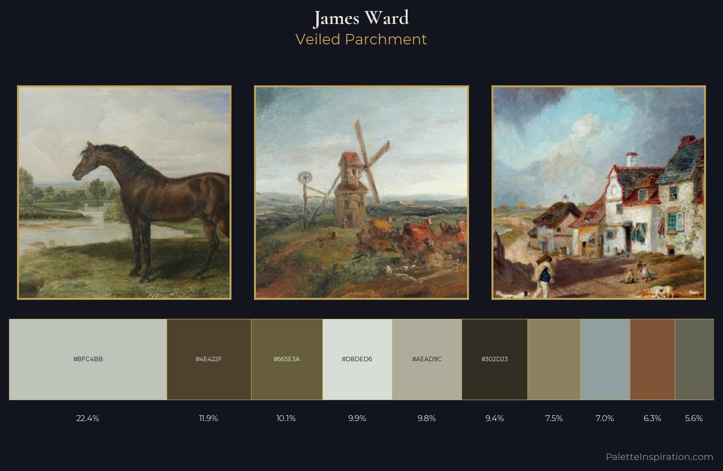 James Ward Palette 3 — Veiled Parchment