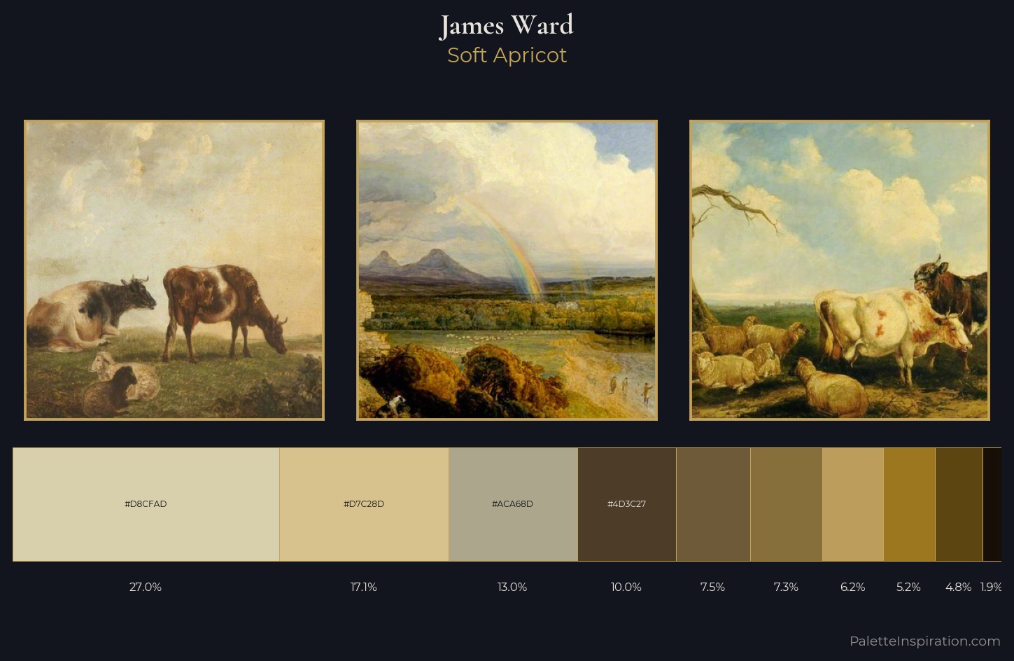 James Ward Palette 6 — Soft Apricot
