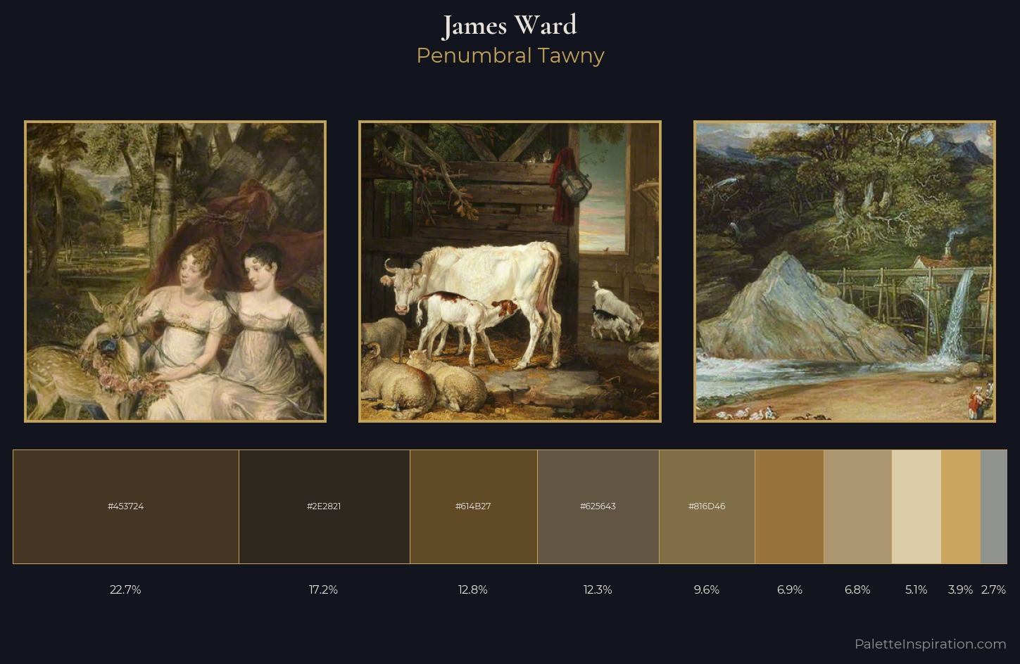 James Ward Palette 7 — Penumbral Tawny