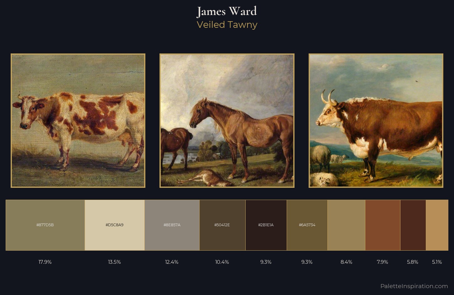 James Ward Palette 9 — Veiled Tawny