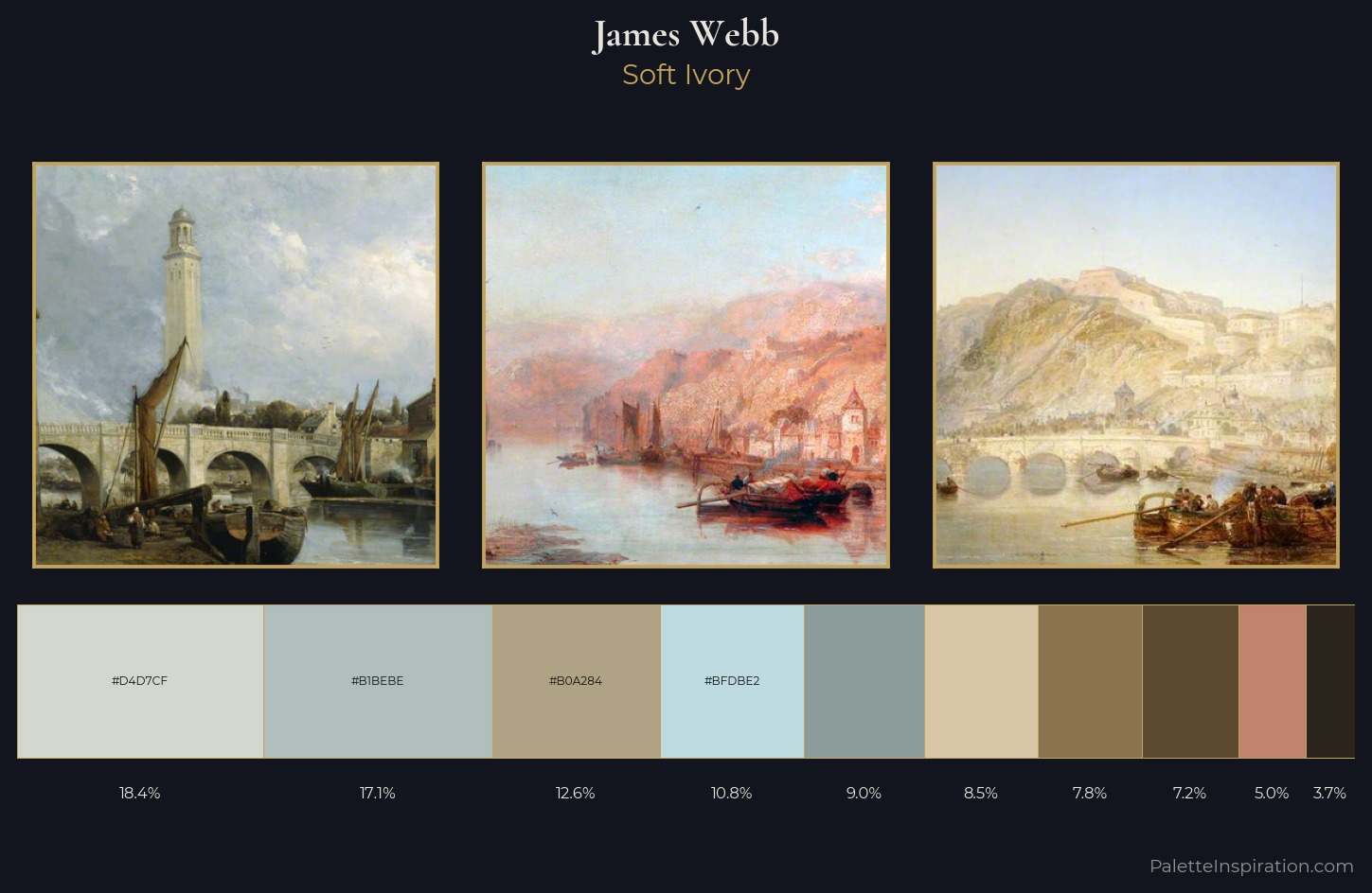 James Webb Palette 1 — Soft Ivory