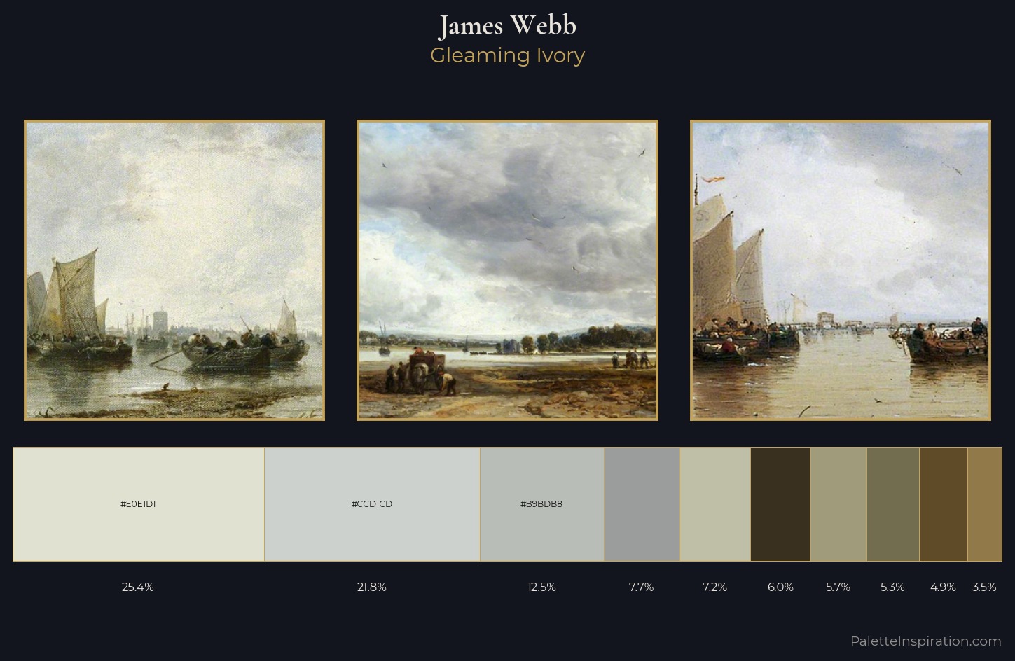 James Webb Palette 2 — Gleaming Ivory