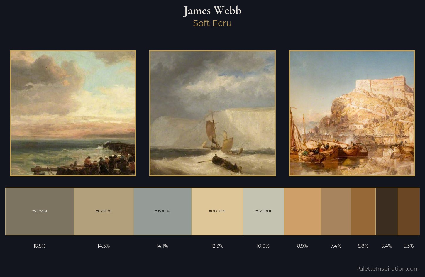 James Webb Palette 4 — Soft Ecru