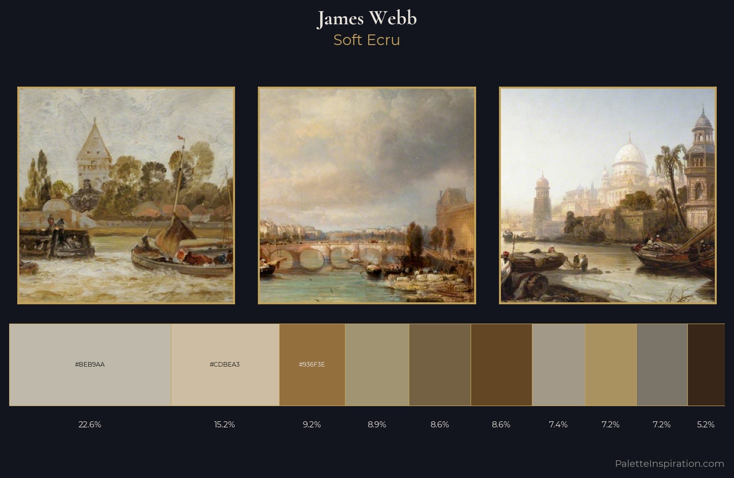 James Webb Palette 7 — Soft Ecru