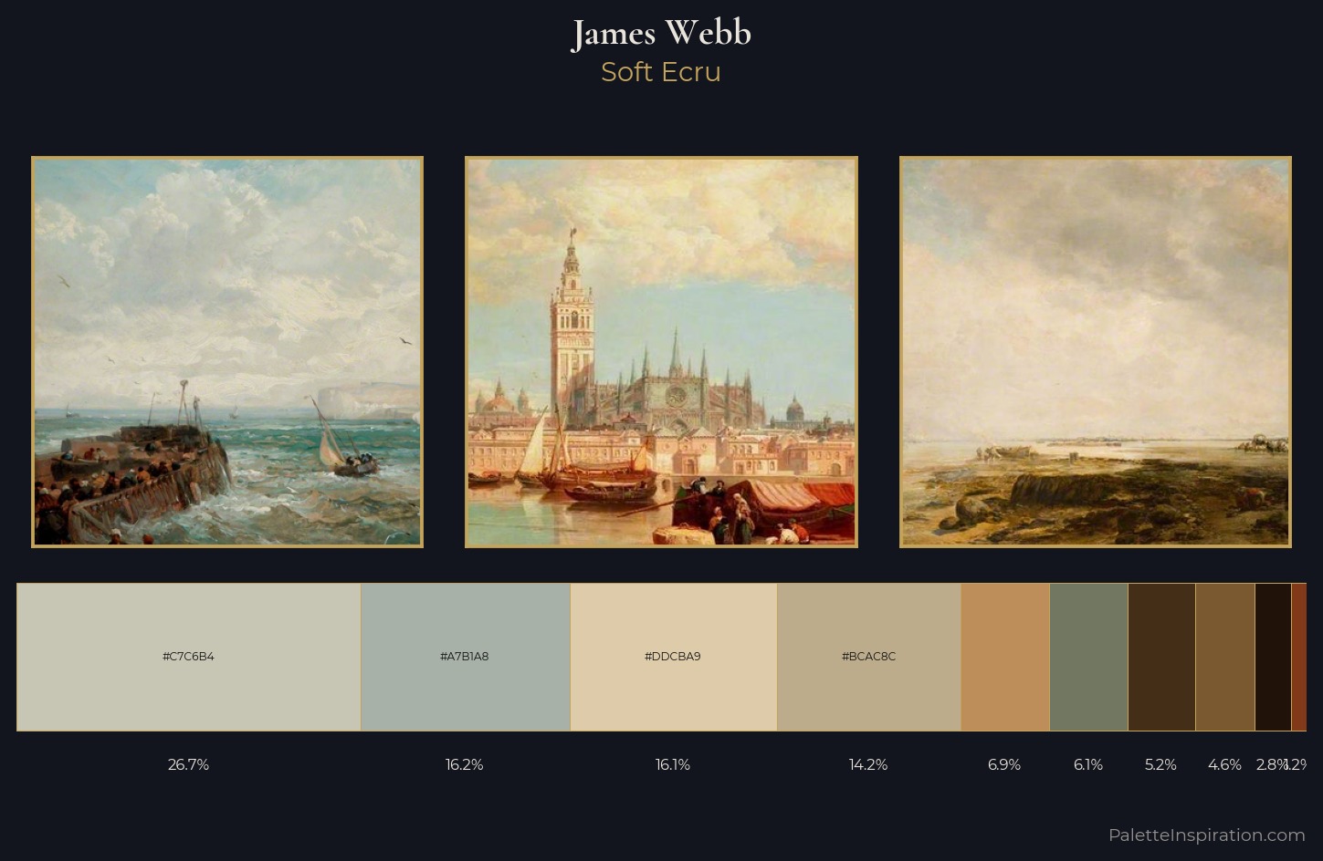 James Webb Palette 8 — Soft Ecru