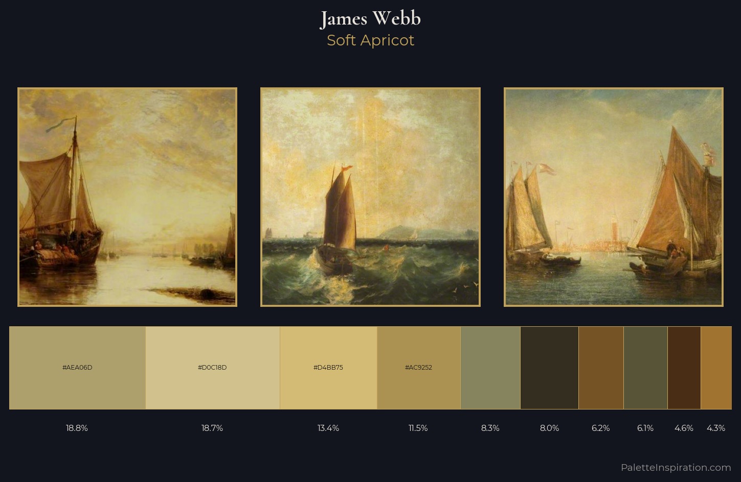 James Webb Palette 9 — Soft Apricot