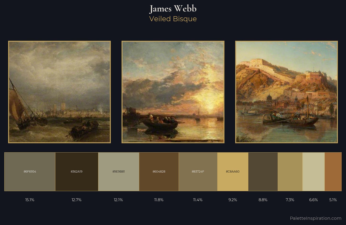 James Webb Palette 10 — Veiled Bisque