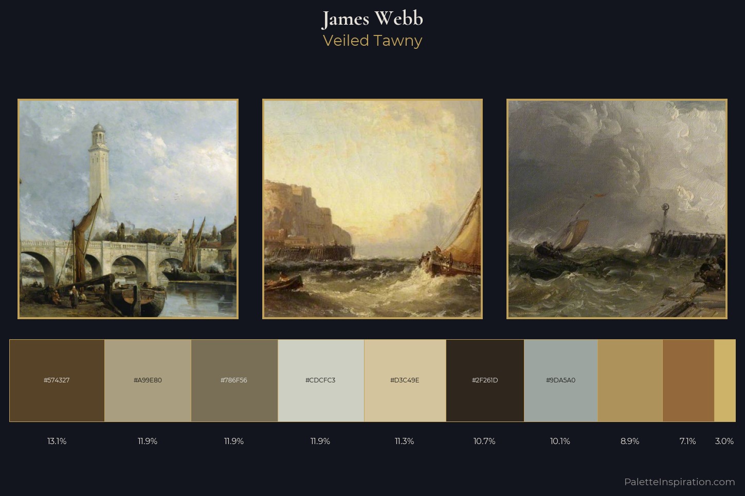James Webb Master Palette