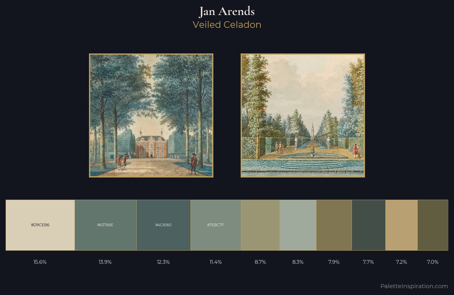 Jan Arends Palette 1 — Veiled Celadon