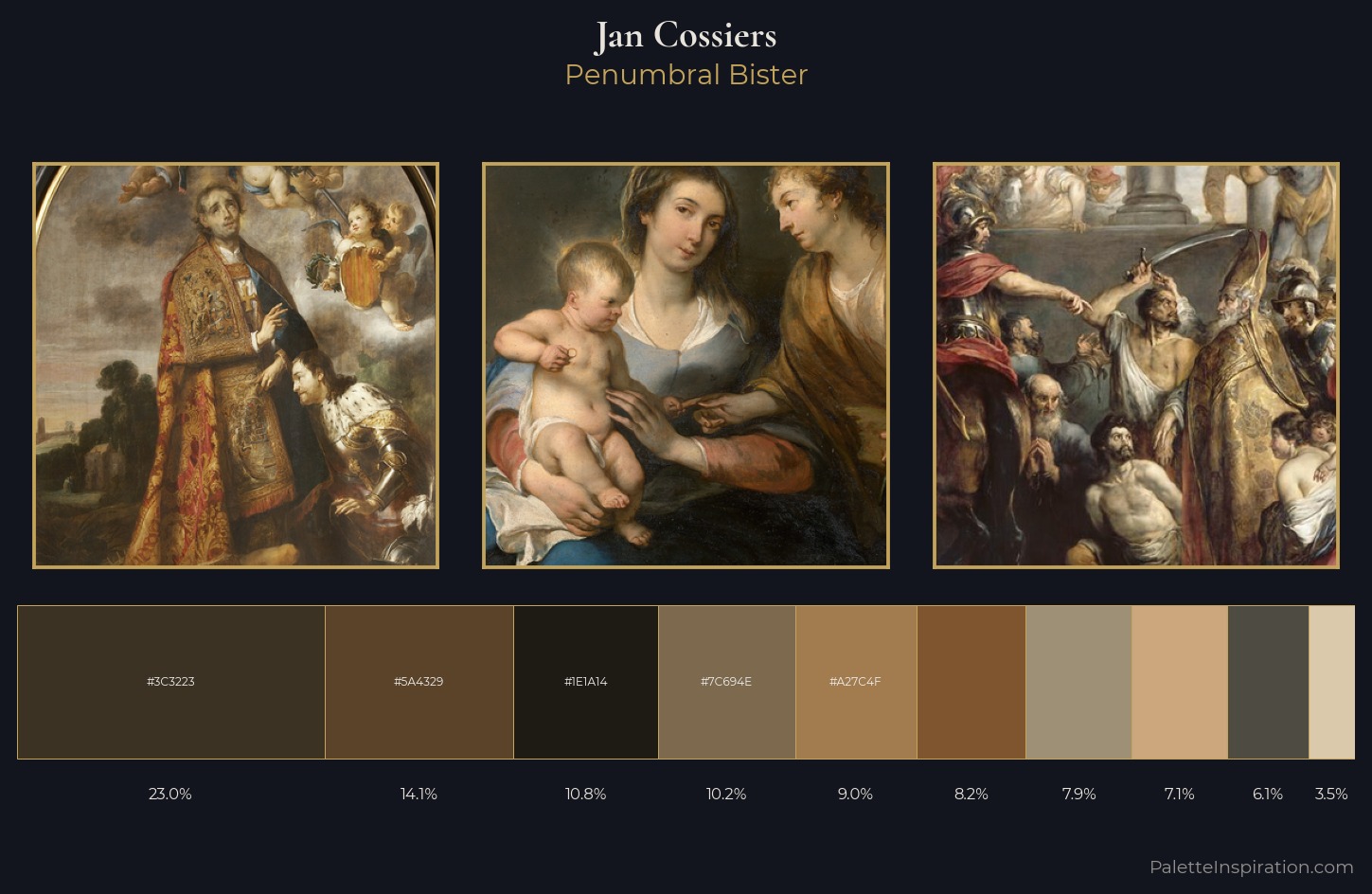 Jan Cossiers Palette 1 — Penumbral Bister