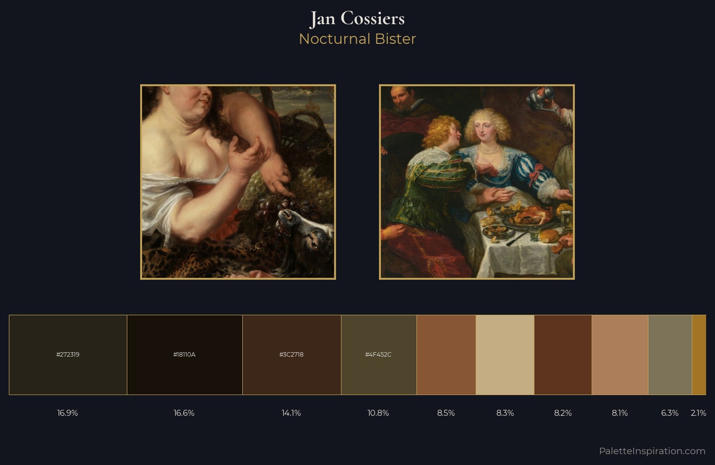 Jan Cossiers Palette 3 — Nocturnal Bister