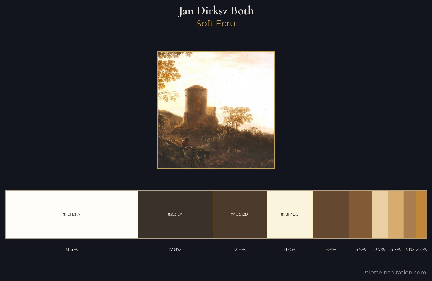 Jan Dirksz Both Palette 1 — Soft Ecru