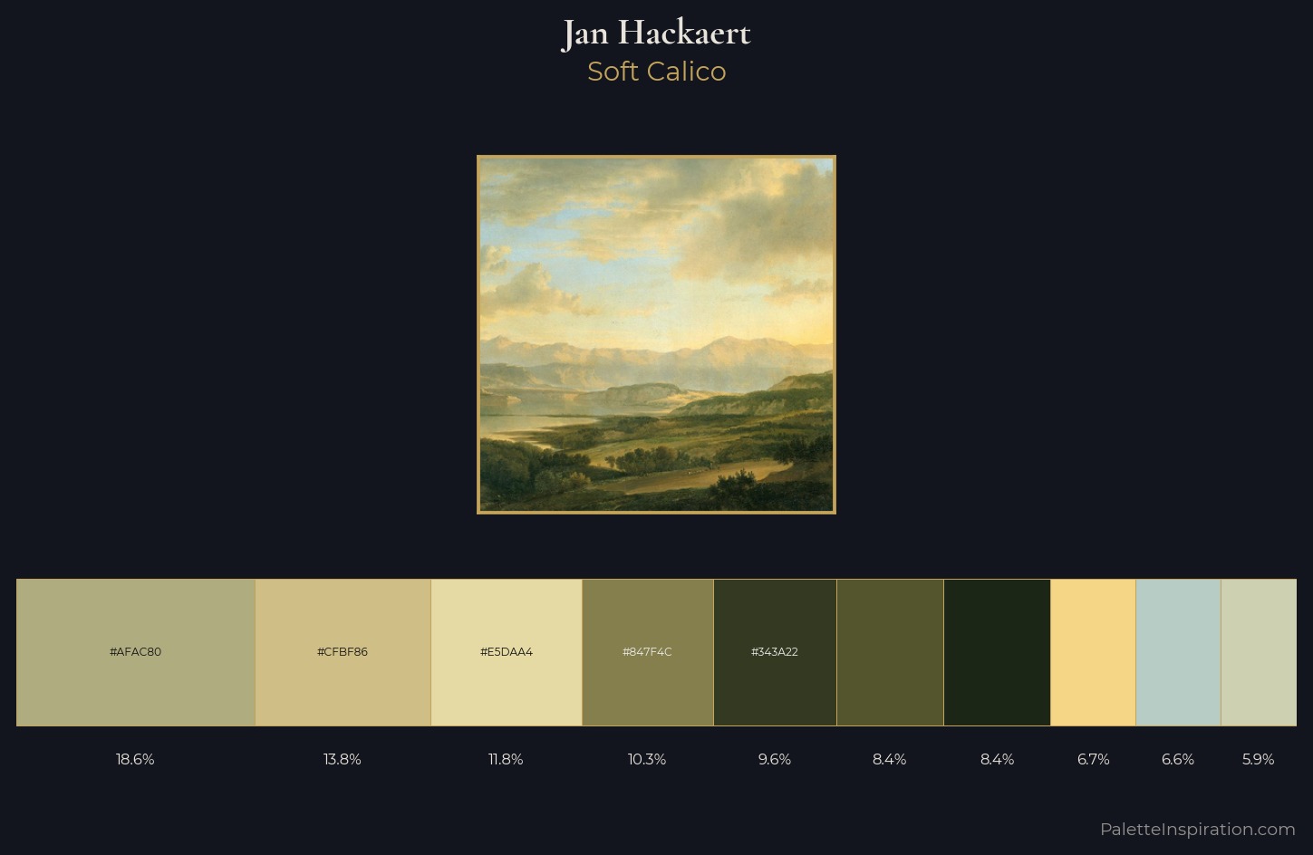 Jan Hackaert Palette 1 — Soft Calico