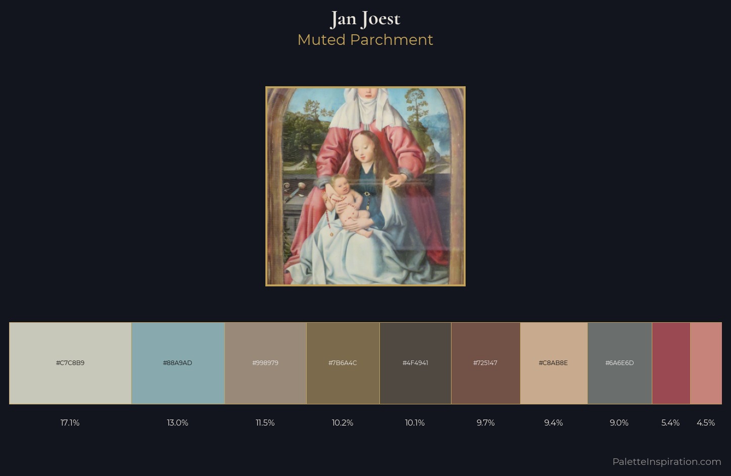 Jan Joest Palette 1 — Muted Parchment