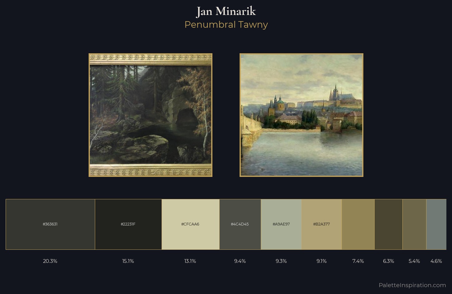 Jan Minarik Palette 1 — Penumbral Tawny
