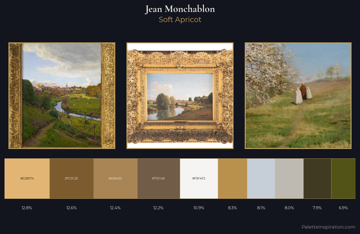 Jean Monchablon Palette 1 — Soft Apricot