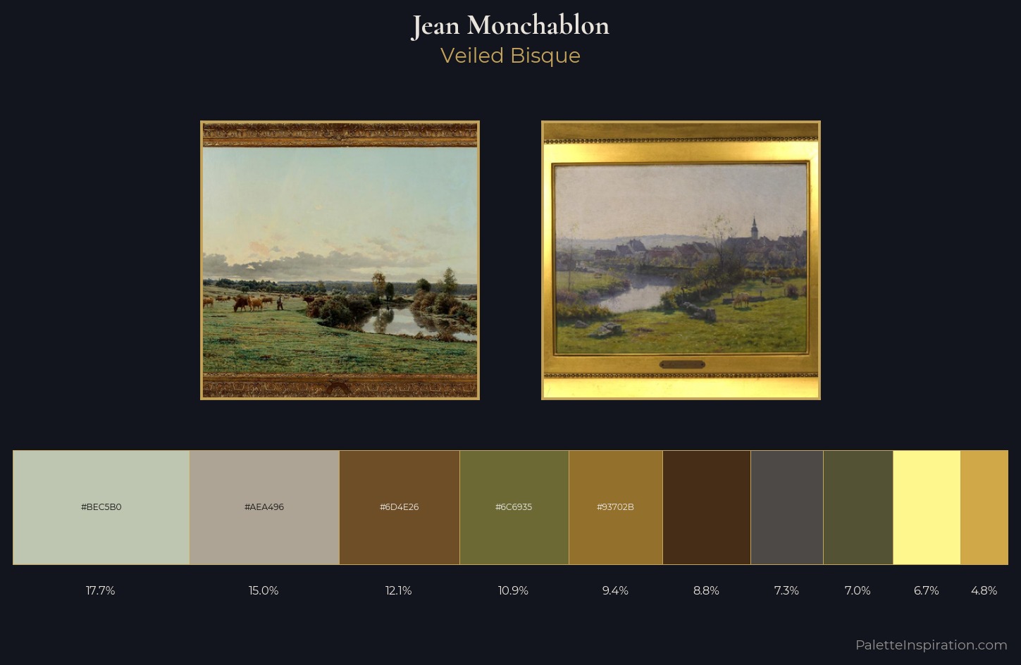 Jean Monchablon Palette 3 — Veiled Bisque