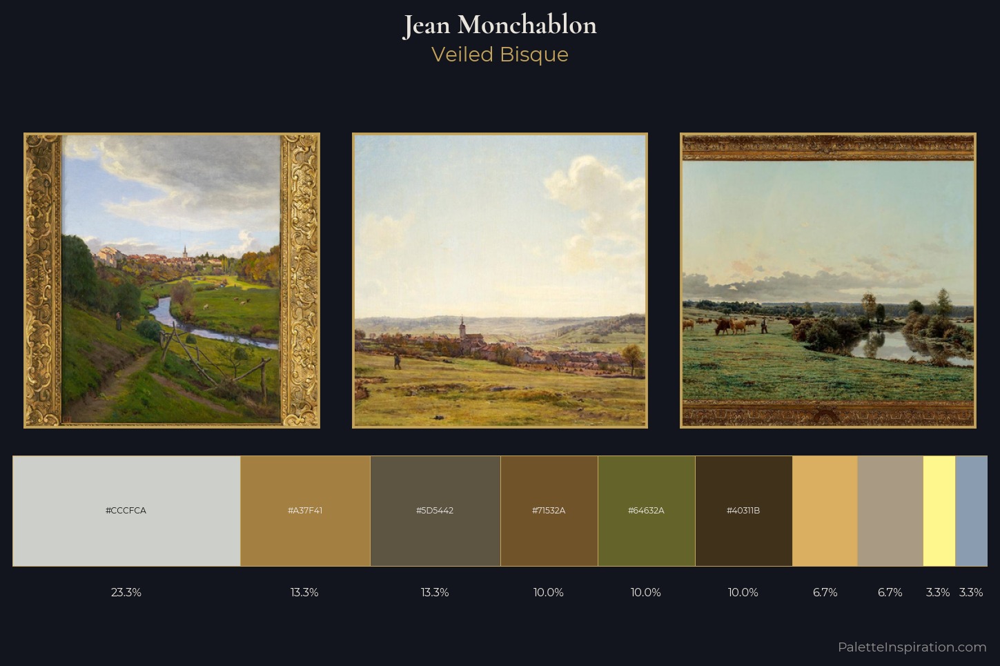 Jean Monchablon Master Palette — Veiled Bisque