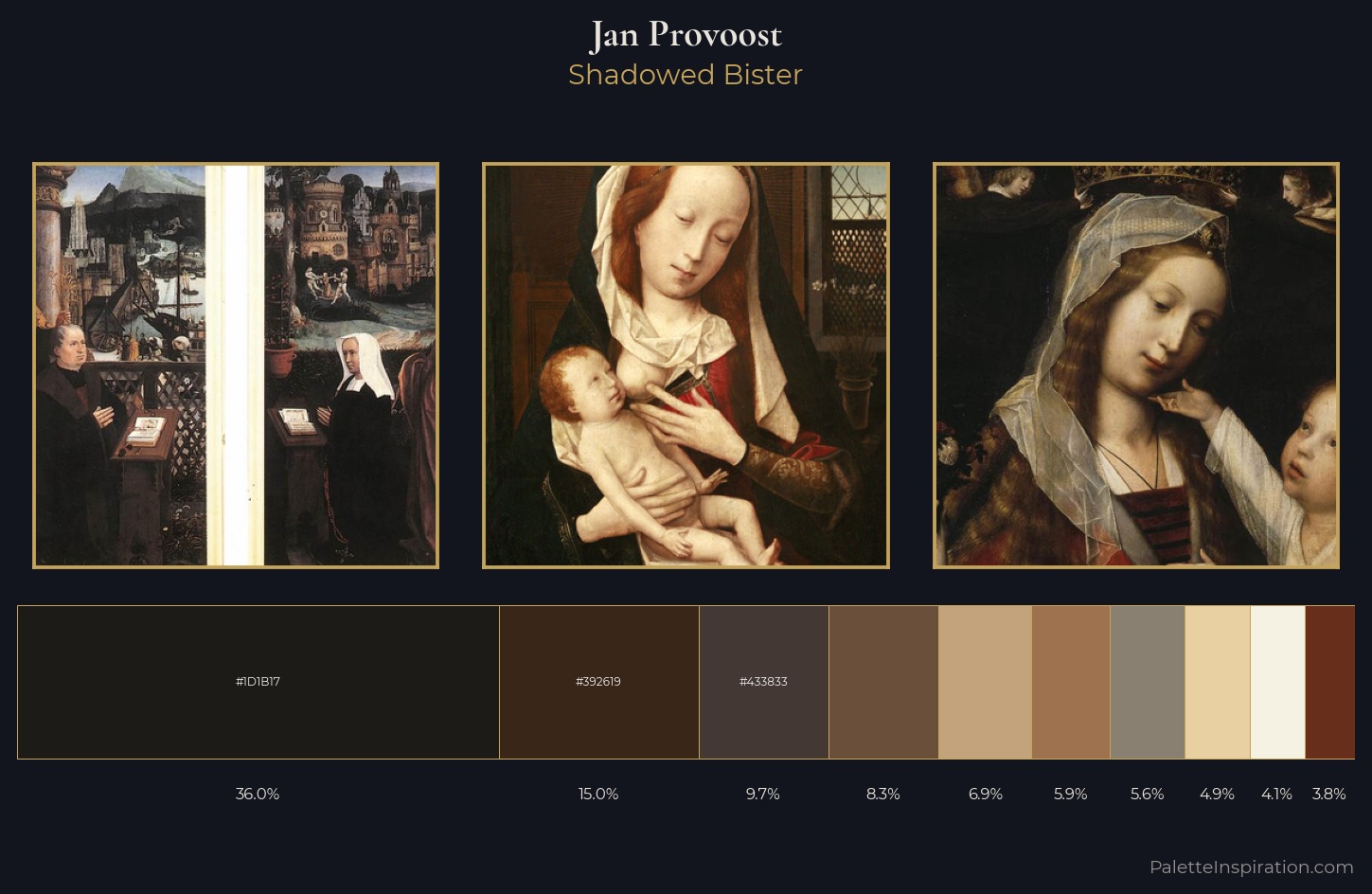 Jan Provoost Palette 3 — Shadowed Bister