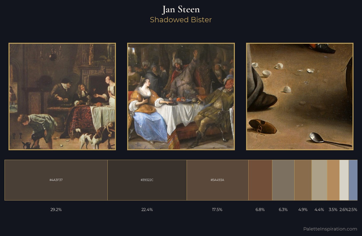 Jan Steen Palette 2 — Shadowed Bister
