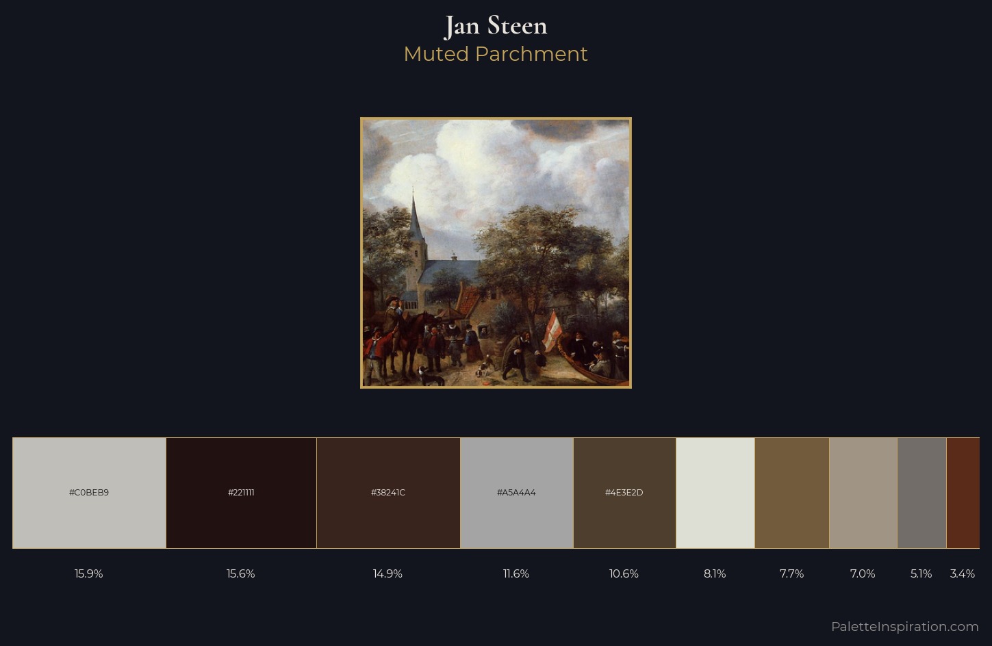 Jan Steen Palette 3 — Muted Parchment