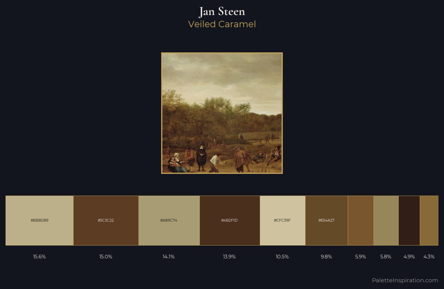 Jan Steen Palette 5 — Veiled Caramel