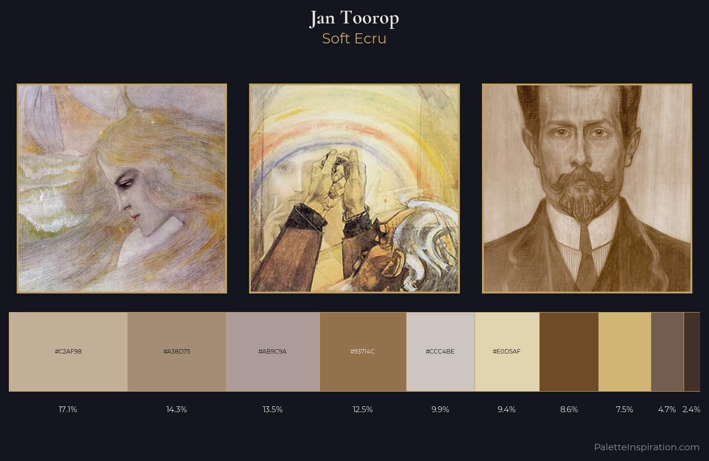 Jan Toorop Palette 2 — Soft Ecru