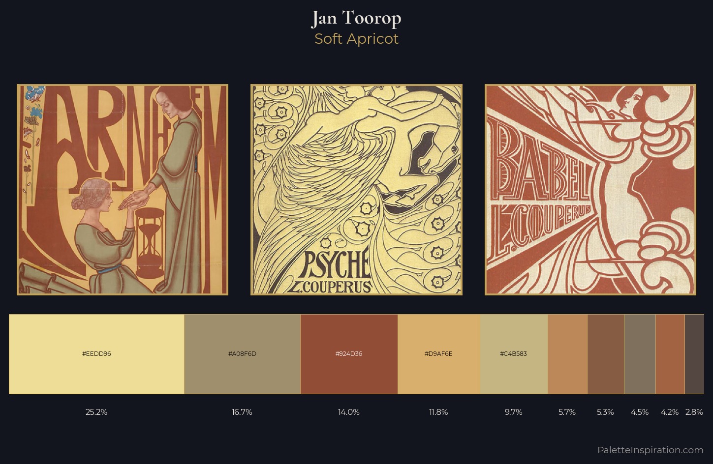 Jan Toorop Palette 3 — Soft Apricot