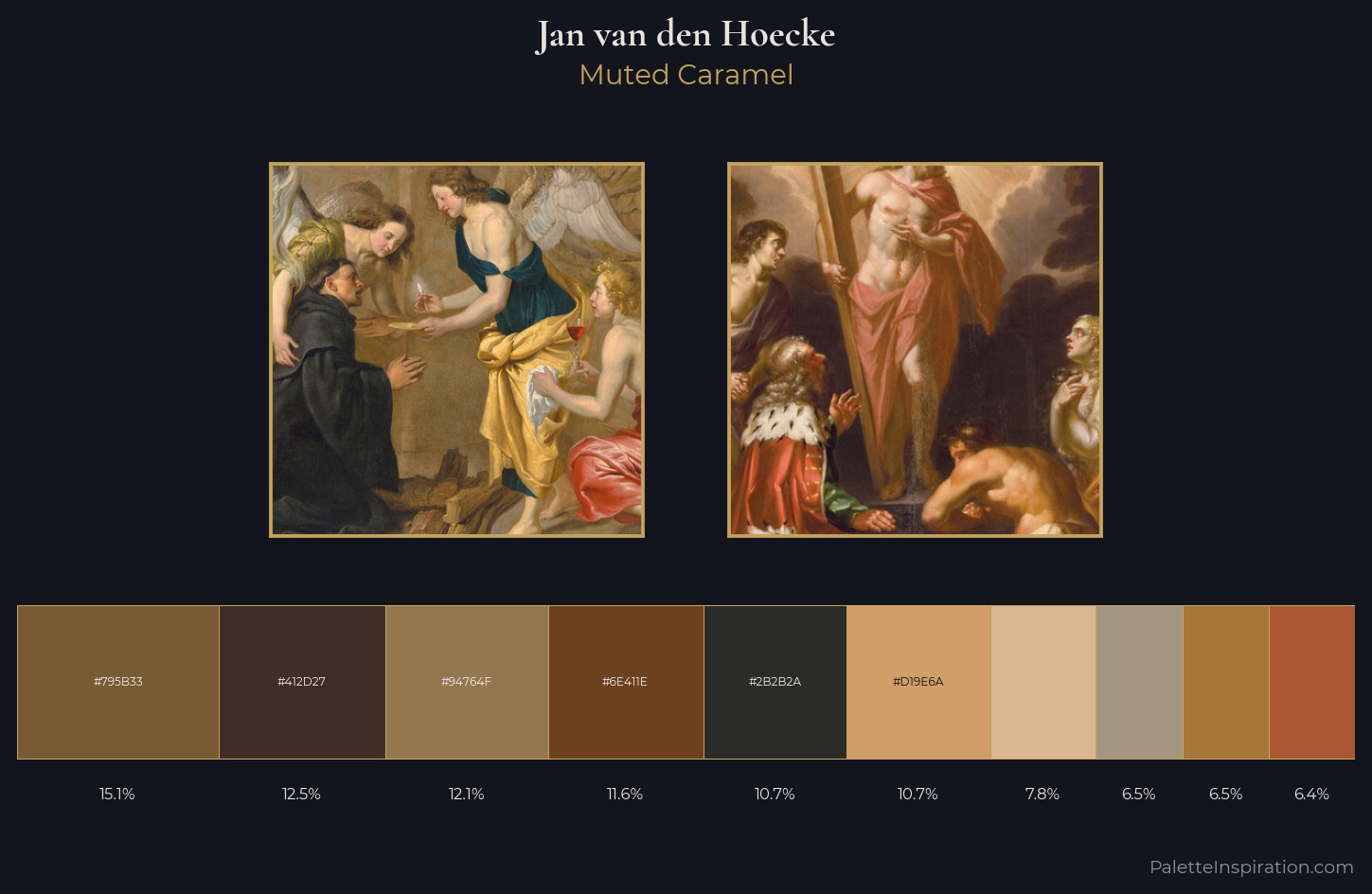 Jan van den Hoecke Palette 1 — Muted Caramel