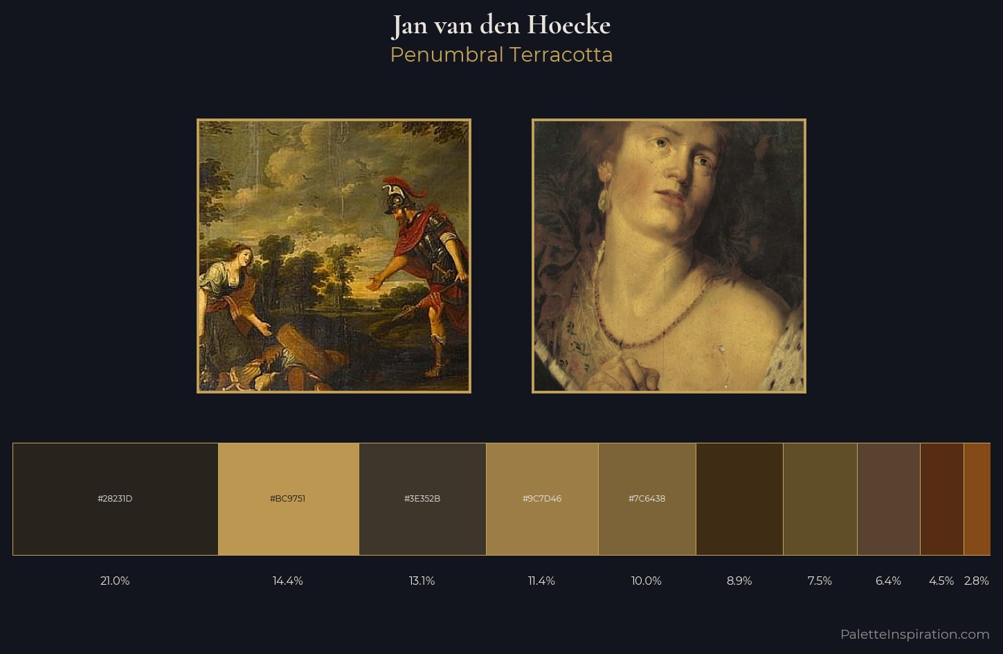 Jan van den Hoecke Palette 3 — Penumbral Terracotta