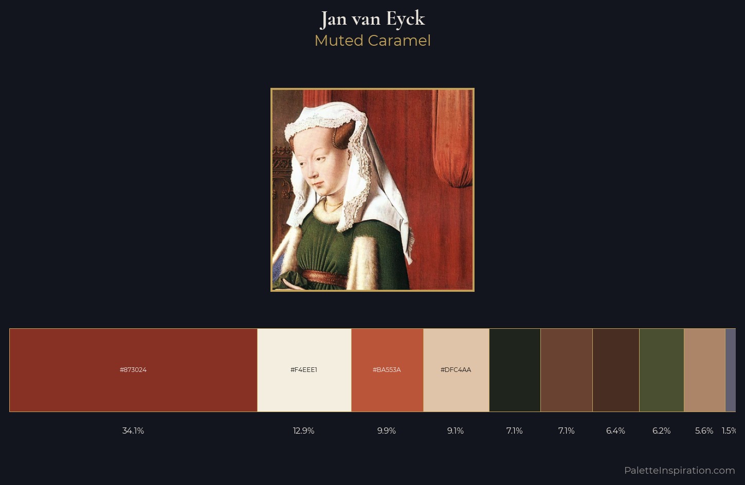 Jan van Eyck Palette 5 — Muted Caramel