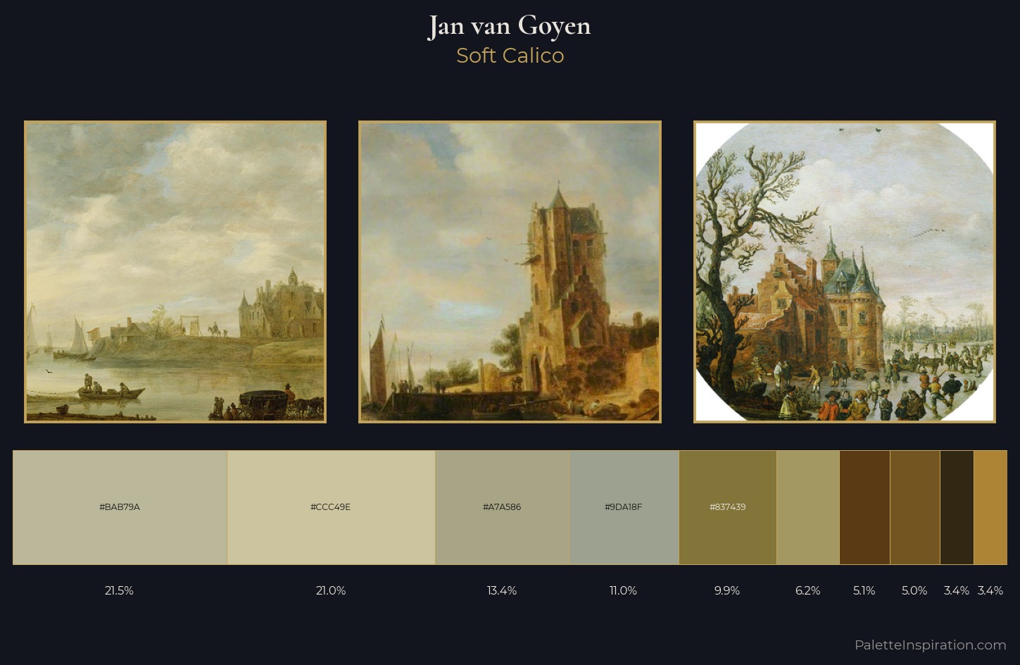 Jan van Goyen Palette 2 — Soft Calico