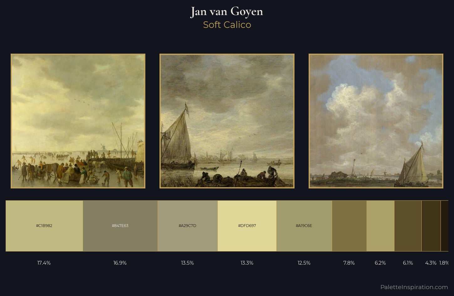 Jan van Goyen Palette 3 — Soft Calico