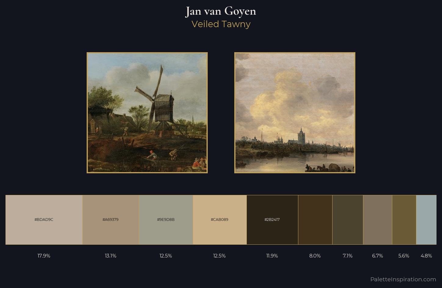 Jan van Goyen Palette 4 — Veiled Tawny