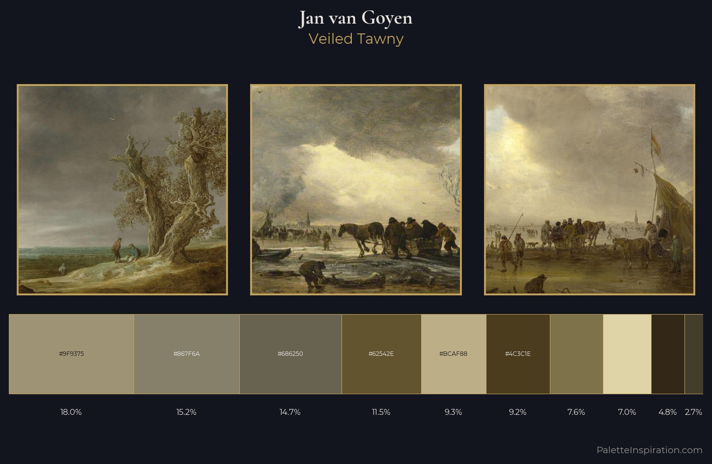 Jan van Goyen Palette 5 — Veiled Tawny