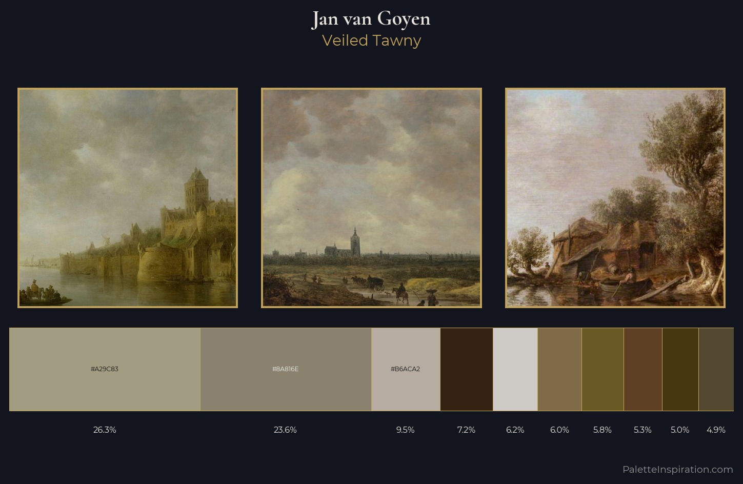 Jan van Goyen Palette 6 — Veiled Tawny