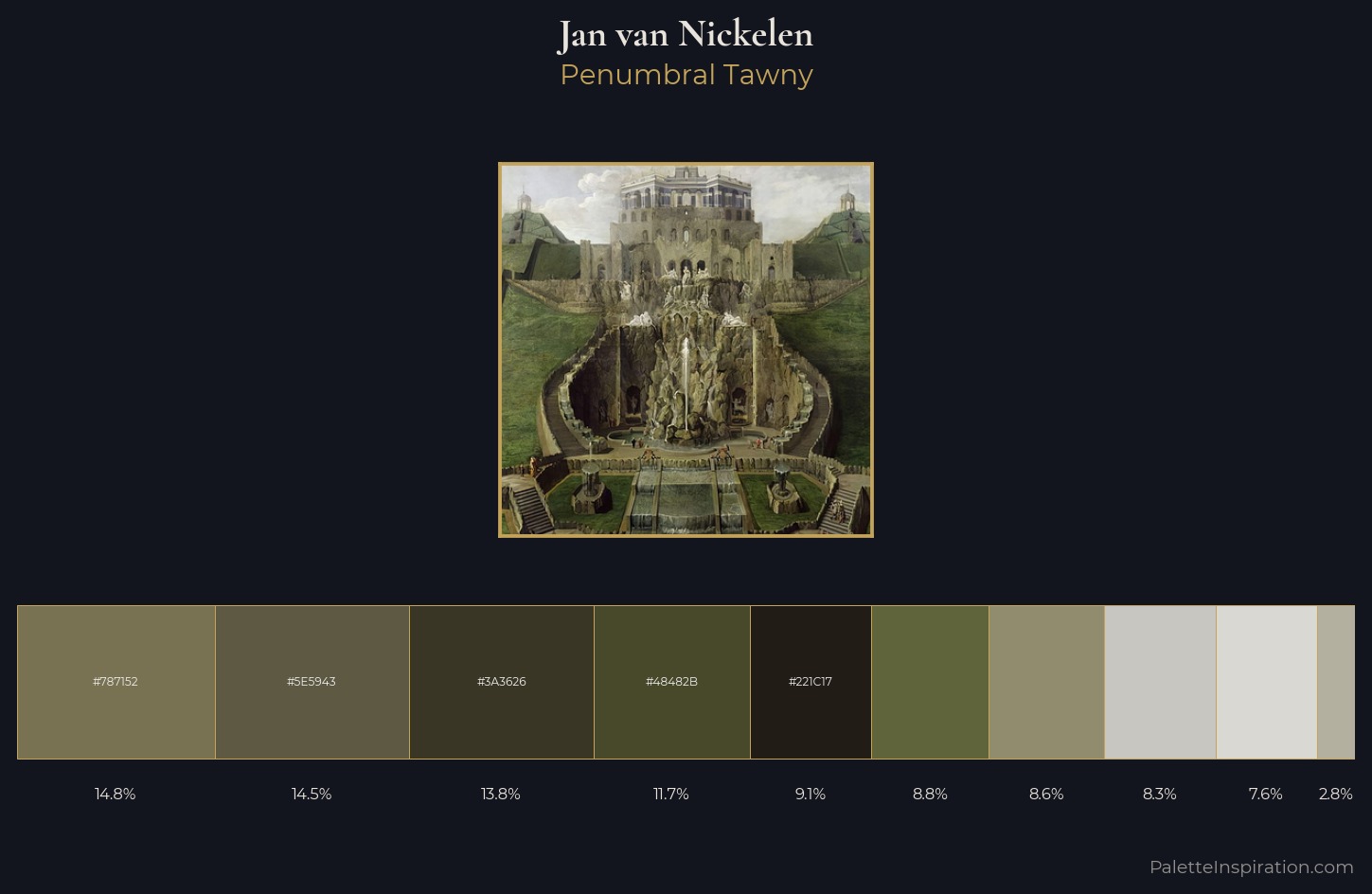 Jan van Nickelen Palette 1 — Penumbral Tawny