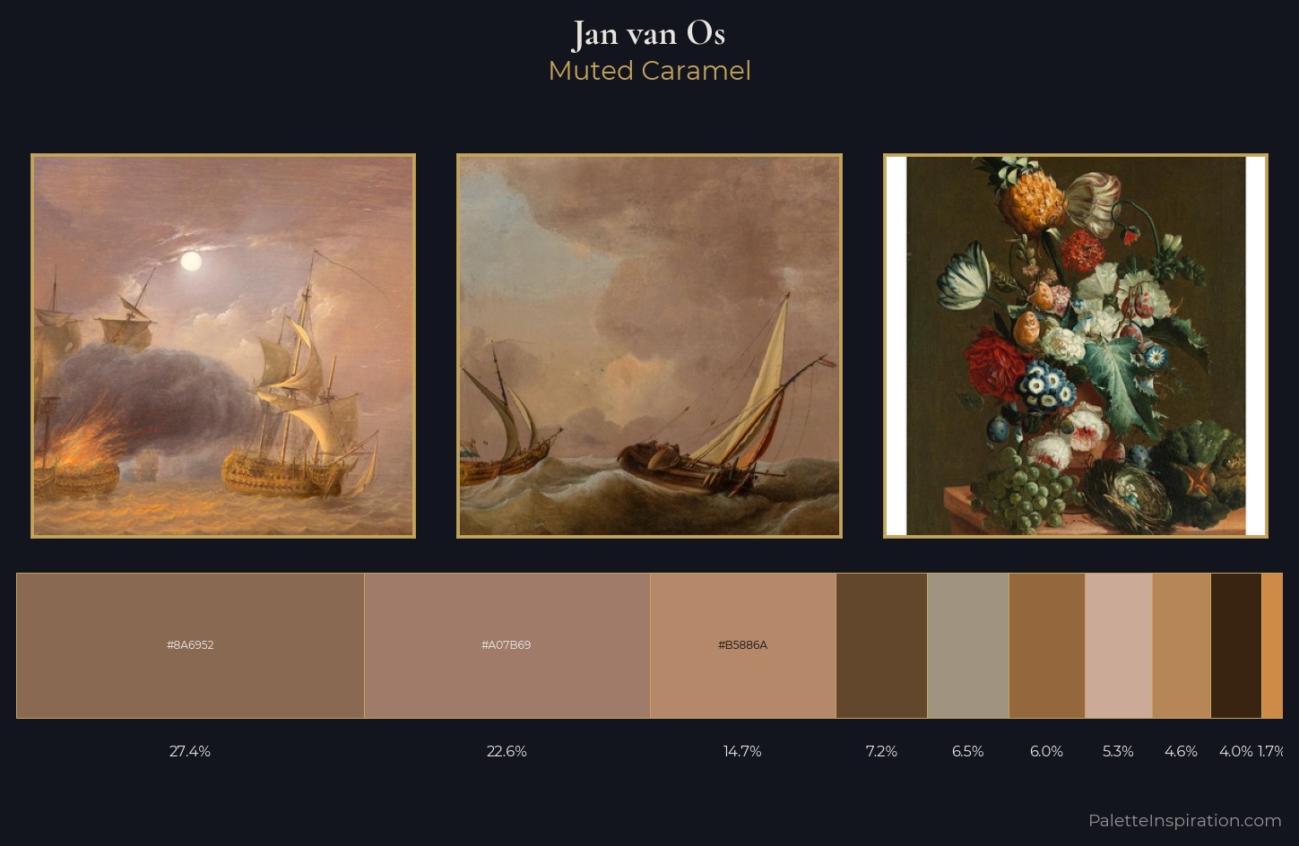 Jan van Os Palette 2 — Muted Caramel