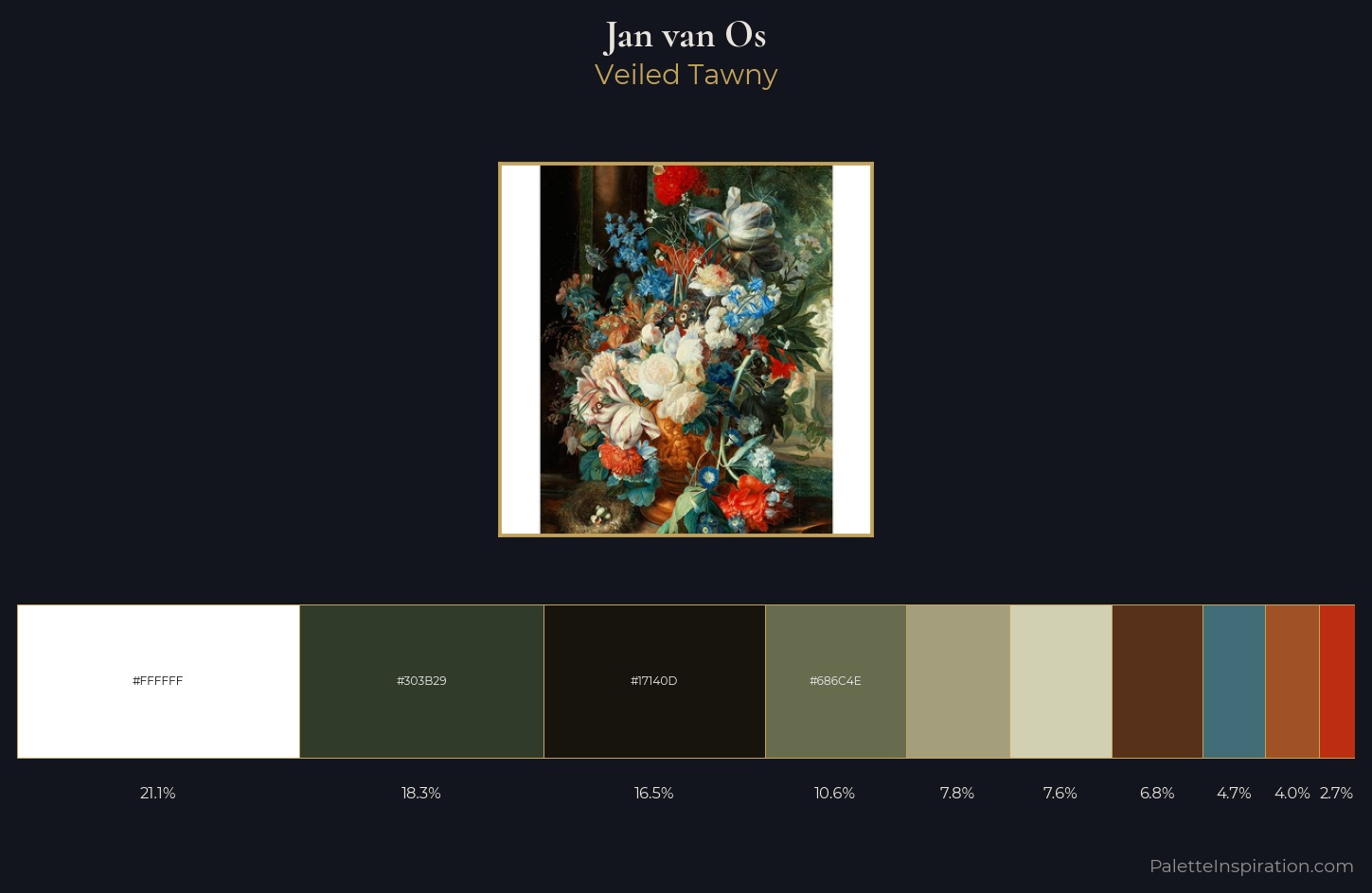 Jan van Os Palette 3 — Veiled Tawny