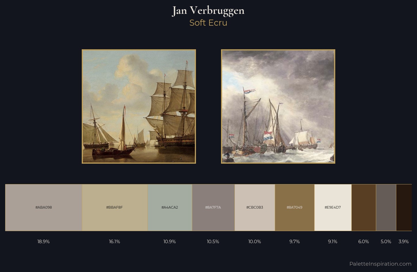 Jan Verbruggen Palette 1 — Soft Ecru