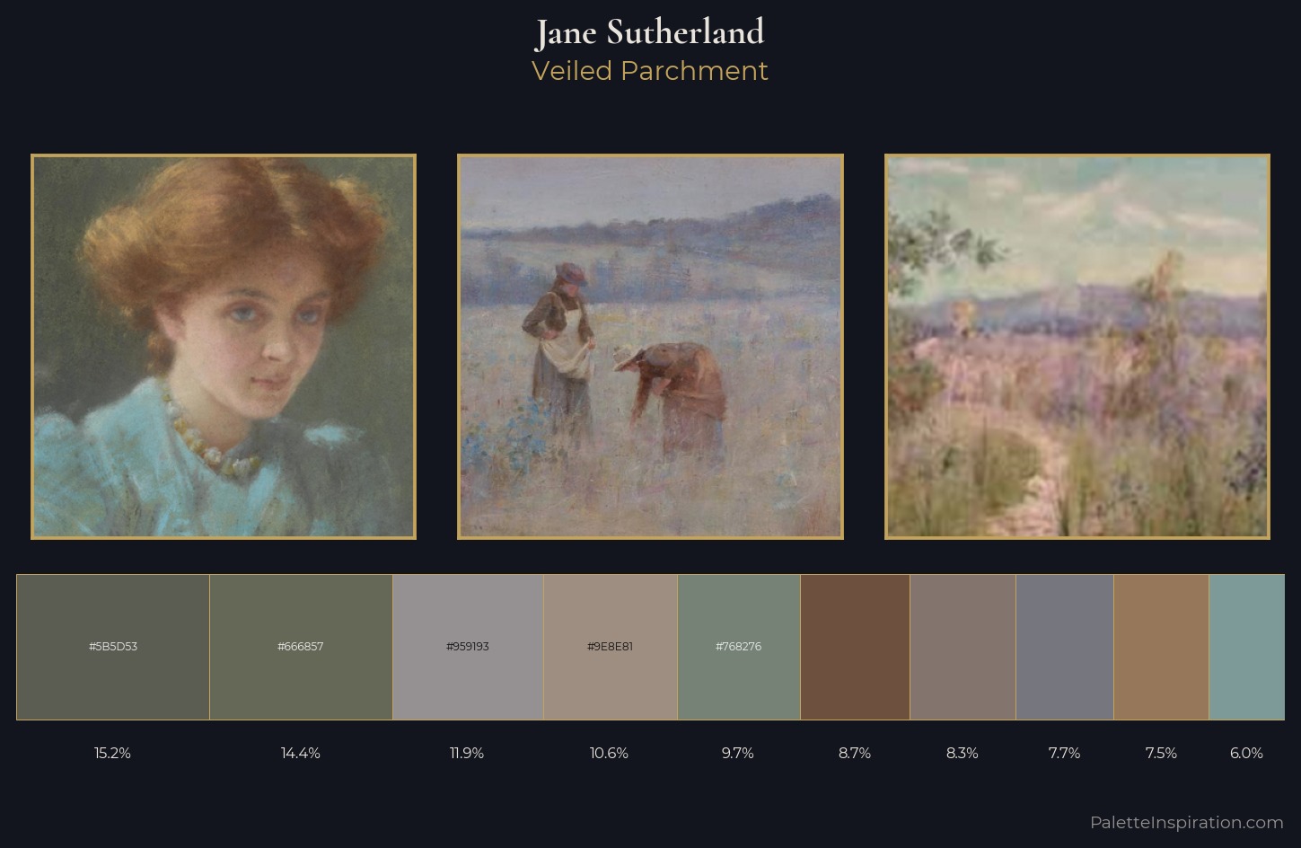 Jane Sutherland Palette 3 — Veiled Parchment