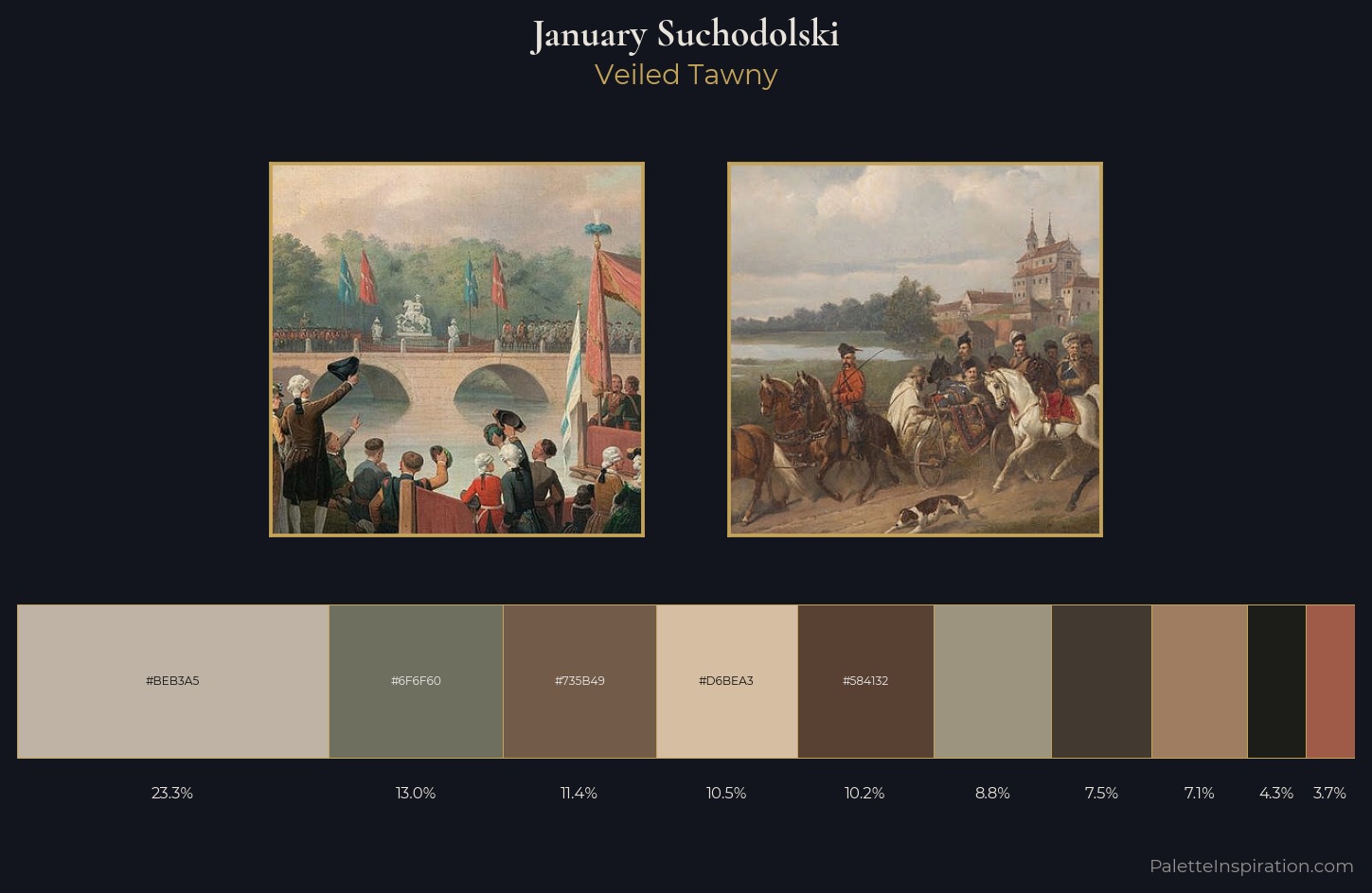 January Suchodolski Palette 3 — Veiled Tawny