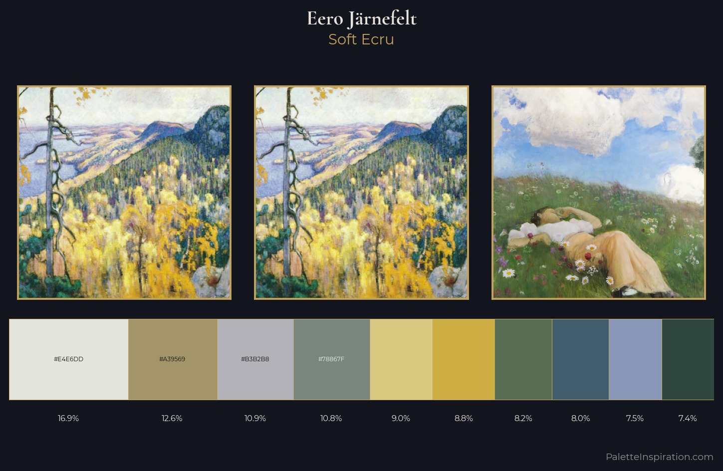 Eero Järnefelt Palette 1 — Soft Ecru