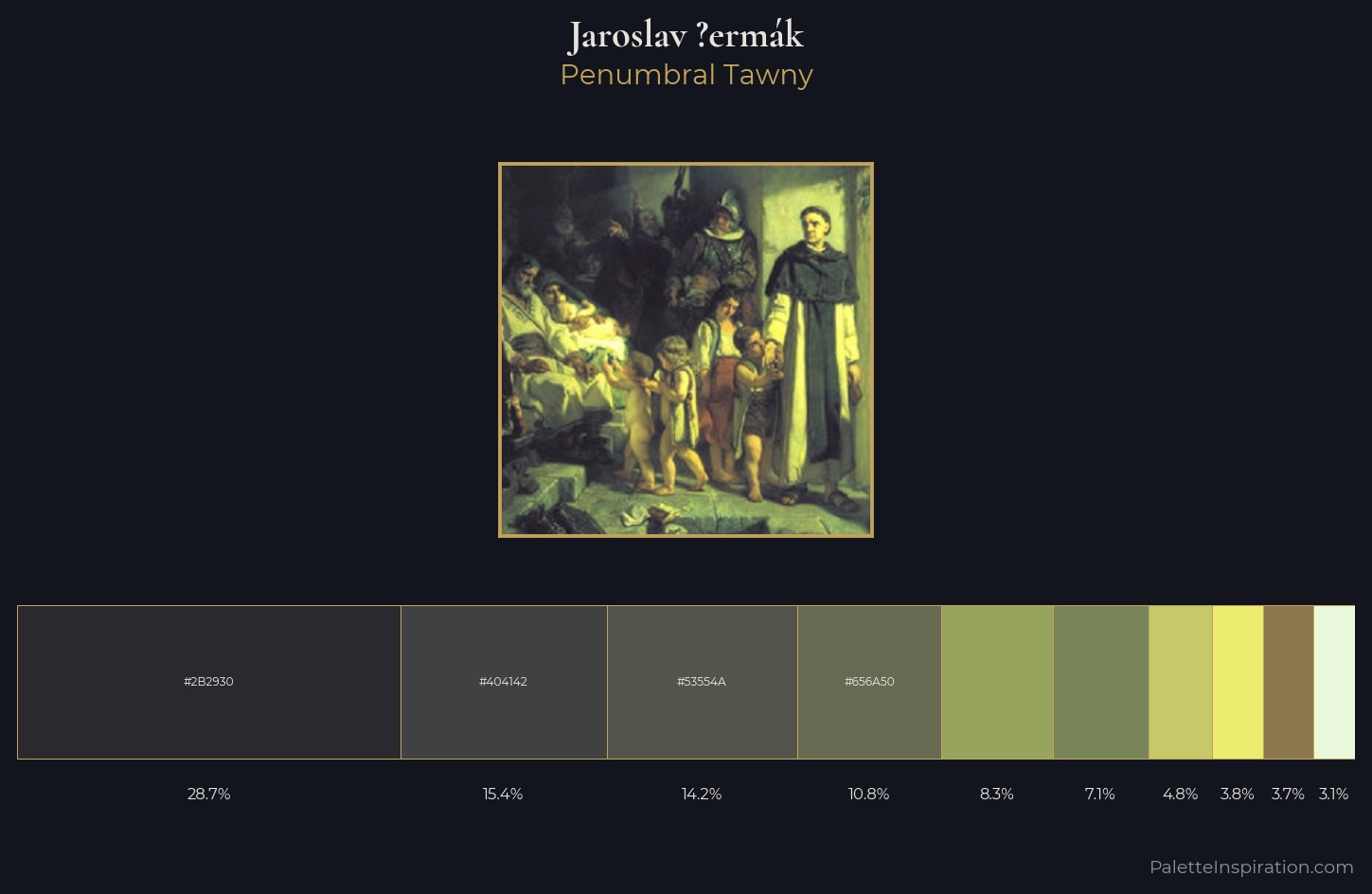 Jaroslav Čermák Palette 1 — Penumbral Tawny
