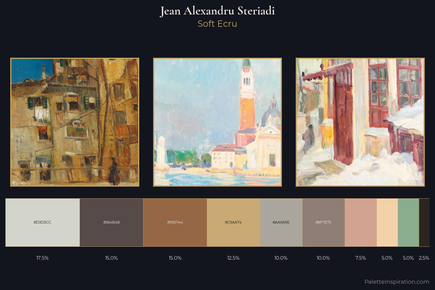 Jean Alexandru Steriadi Master Palette — Soft Ecru