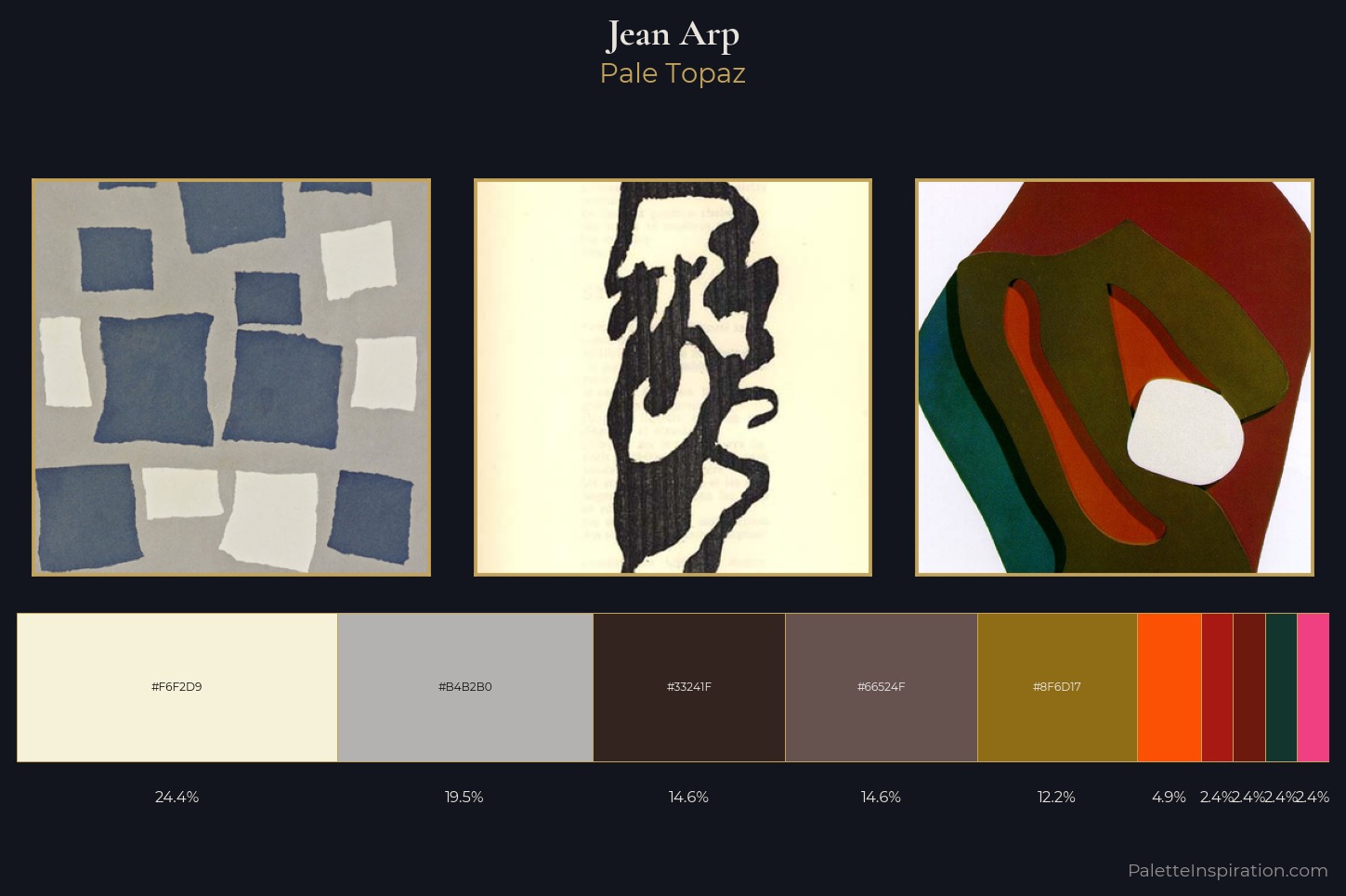Jean Arp Master Palette — Pale Topaz
